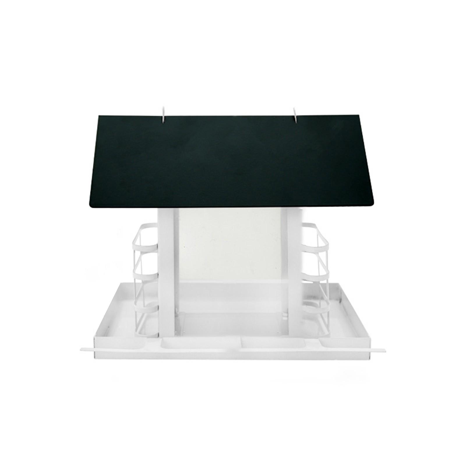 

Black And House Bird Feeder, Outdoor Gardening Hanging Feeder One Size белый