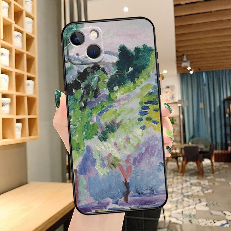Matisse Oil Painting Phone Case For iPhone 13 Pro Max 16 15 11 12 14 17 Pro Max Mini 15 16 Plus 16e 17 Air Cover