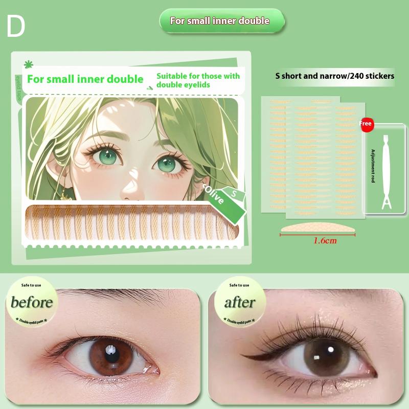 180/216/240Pcs Invisible Eyelid Sticker Lace Eye Lift Strips Double Eyelid Tape Adhesive Stickers Eye Tape Tools Lash Tape