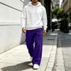 Men's Color Straight Leg Sweatpants, Casual Versatile Athletic Pants for Everyday Wear