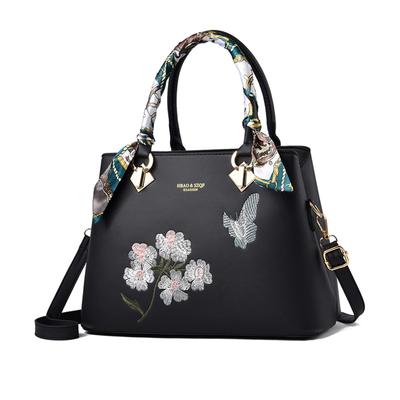 Sling Shoulder Bag with Handbag with Shoulder Crossbody PU Mini NICOLE&DORIS Women's Scarf, Embroidery, Bag, Bag, Leather, Bag, Water-Repellent