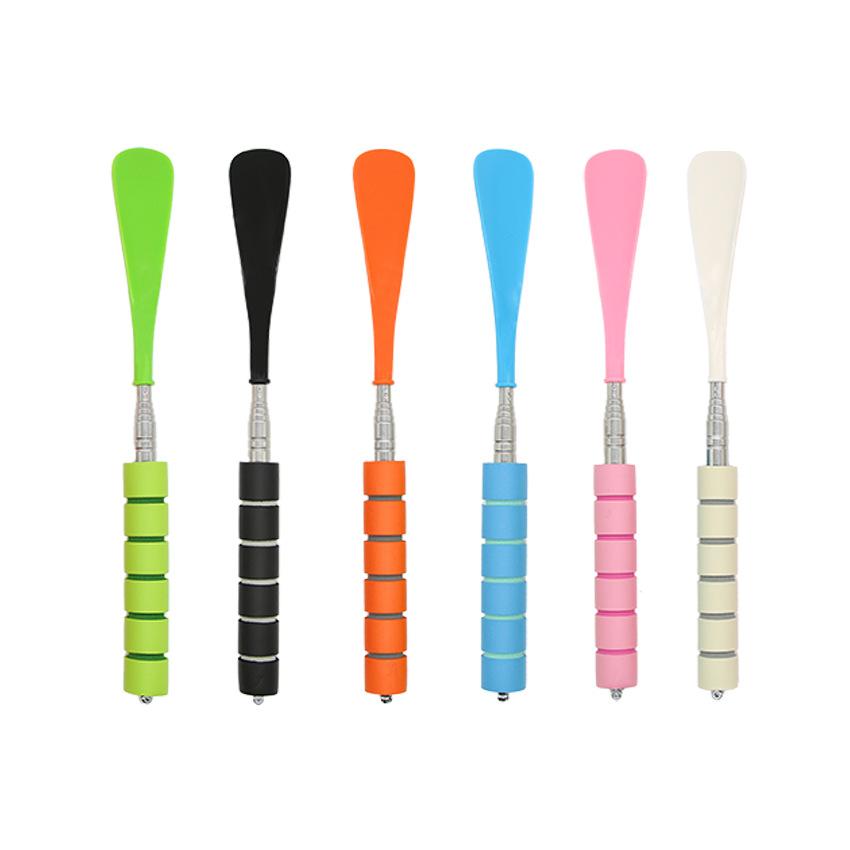 Stainless Steel Telescopic Shoe Puller Travel Adjustable Lengthened Handle Shoehorn