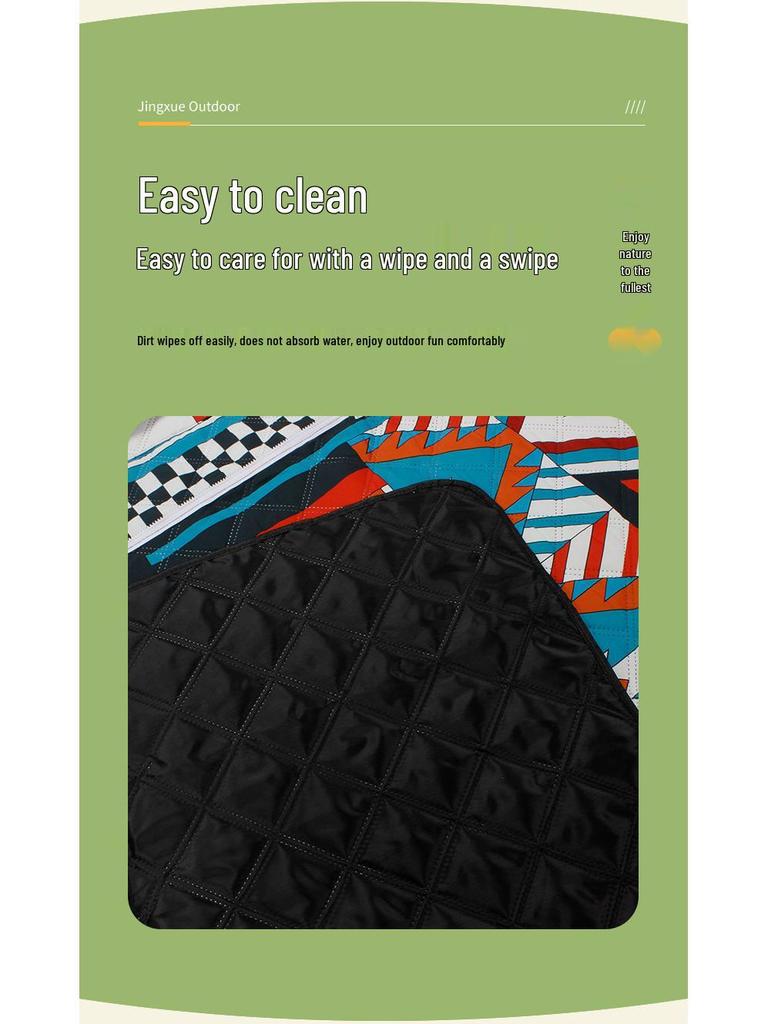 Ultrasonic Waterproof Outdoor Picnic Mat - Thick, Portable, Dirt-Proof for Camping & Beach