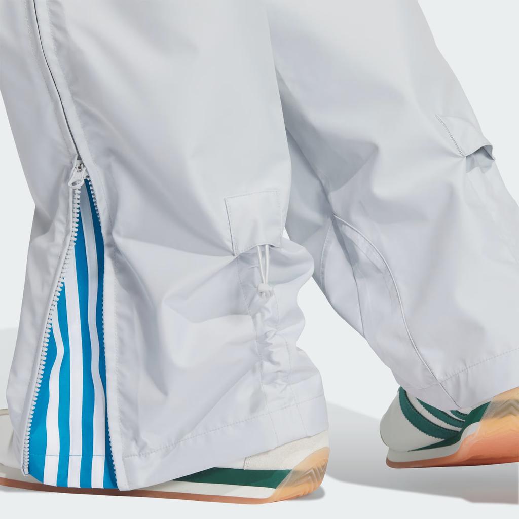 Adidas Originals X Ordinary People Collaboration FW24 Fashion Versatile Comfortable Sports Casual Pants Men Bottoms Clear-Gray JN5826