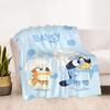Blue Dog Adventure Blanket Soft Warm Cozy Perfect for Bedding Couch Bed Four Seasons Multipurpose Modern Style