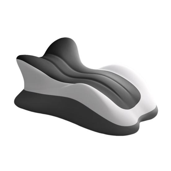 Couples Intimacy Pillow Memory Foam Chest And Back Relief Pillow Ergonomic Wavy Wedge Cushion for Multiple Posture Support Bed Sitting And Lying