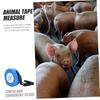 Gadpiparty Livestock Measuring Tape for Cattle, Pigs & Goats - Heavy Duty Weight Tape Measure with Chest Circumference Guide - Portable, Body