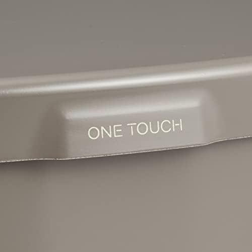 Tatsumiya HAKOYA Quick-Wash Lunch Box, One-Touch, Made in Japan, Large, 900ml, Gray, Microwave and Dishwasher Safe