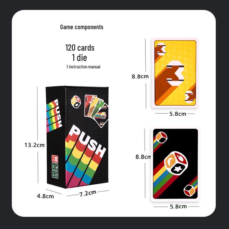 Take an Inch, Take a Mile: Chinese Version Card Game for 2-6 Players, Ideal for Casual Parties