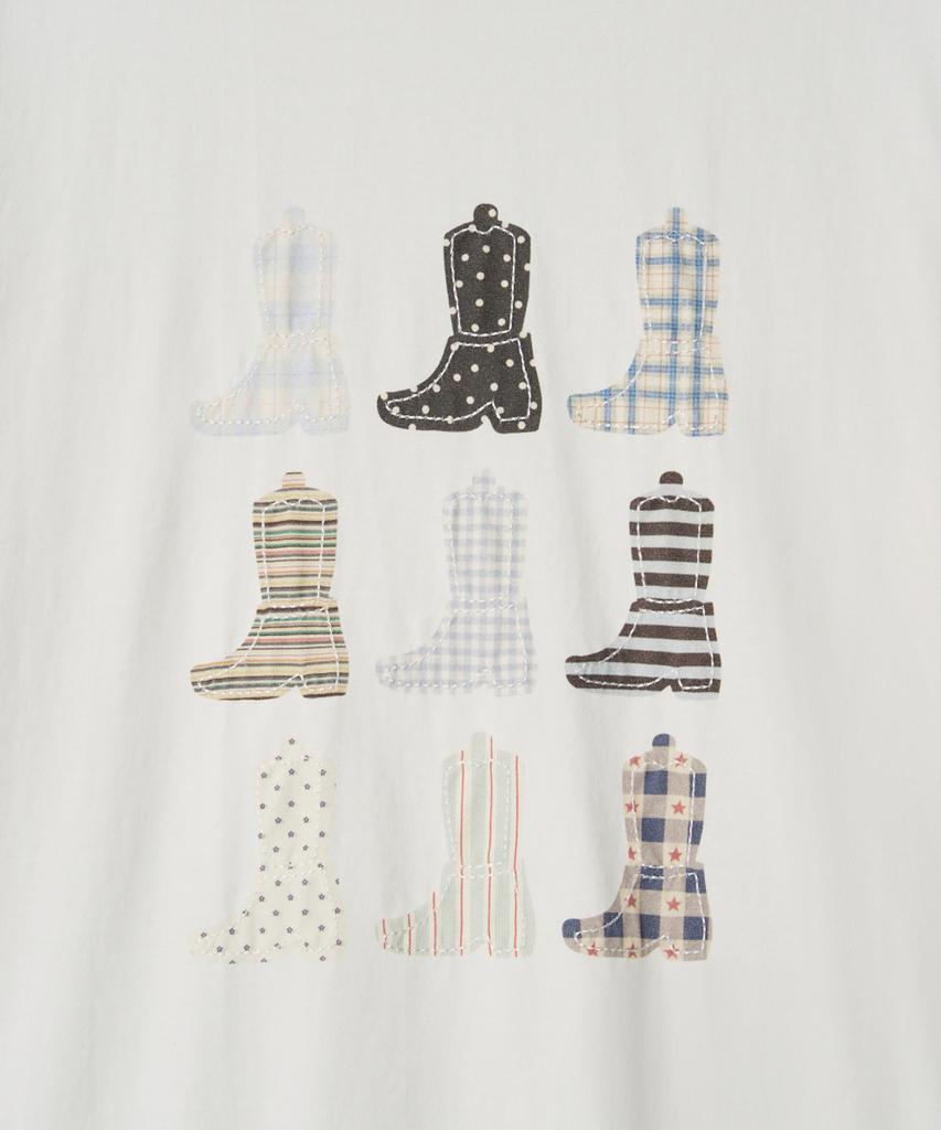 Ohesio Pony Boots Overfit T-Shirt, White