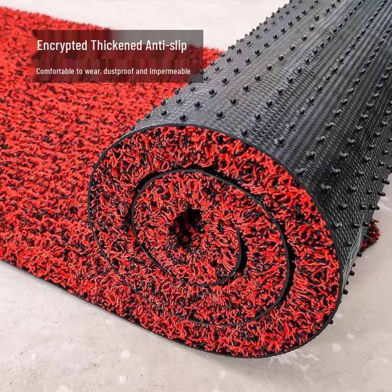 PVC Anti-Slip Waterproof Door Mat - Customizable Thick Entryway Rug