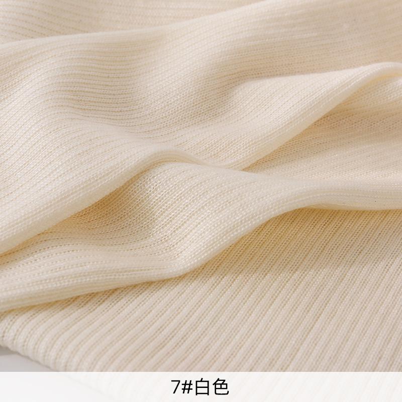 Knit Wool Viscose Soft Rib Autumn Sweater Fabric Material By Half Meters 50*150cm/Piece KA0360