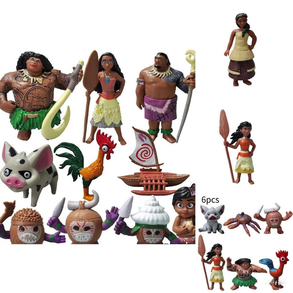 Adorable Moana Princess Collectible Figures Set Ideal For Display And Creative Crafts