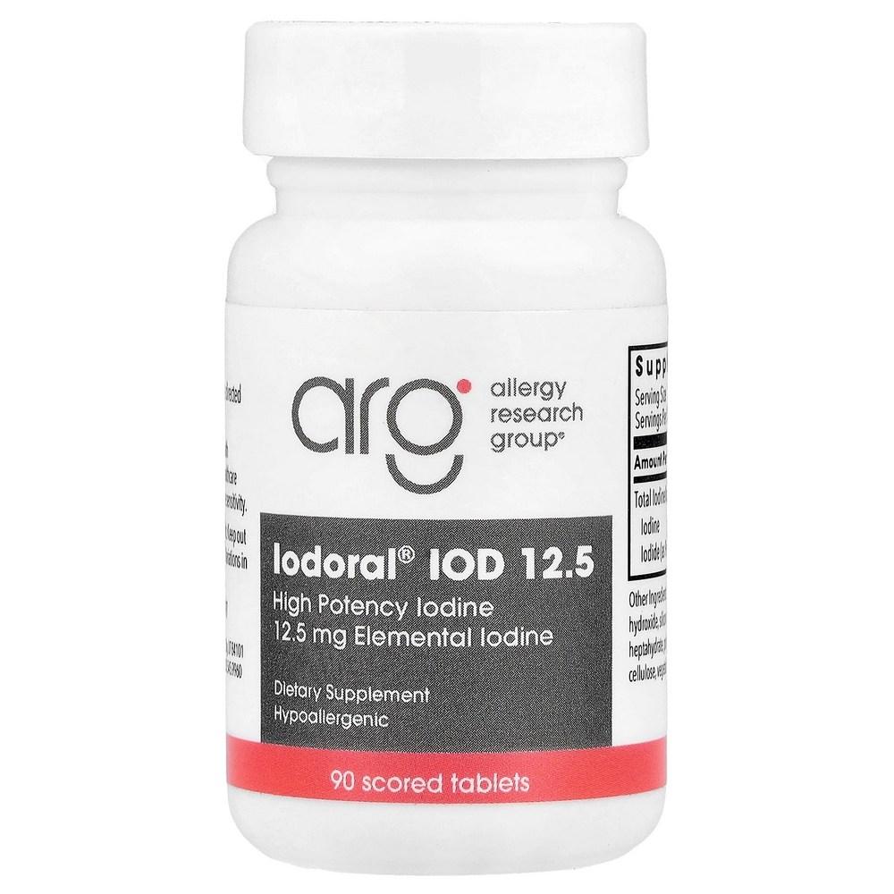Optimox High Potency Iodine Scored Tablets Iodoral® IOD 12.5 90 90 pcs