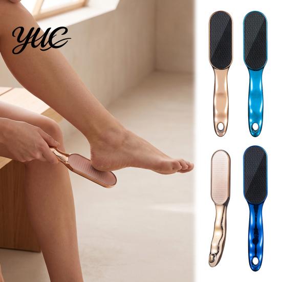 Nanometer Foot File with Ergonomic Handle, Callus Remover Rasp, Heels Rough Skin Hard Cracked Scrubber, Care Pedicure Tool Feet Smoothing