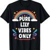 LILY Vibes Only Cute Retro Girls LILY Name T-Shirt