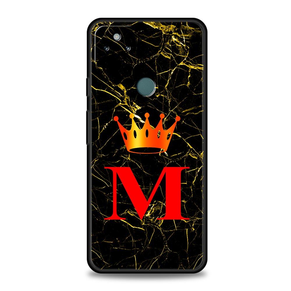

Marble Letter Phone Case Cover for Google Pixel 10 9 8 7 6 9A 8A 7A 6A Pro Shockproof Soft TPU 10 Pro XL Shell Fundas Capas Bags Pixel 10 Pro XL