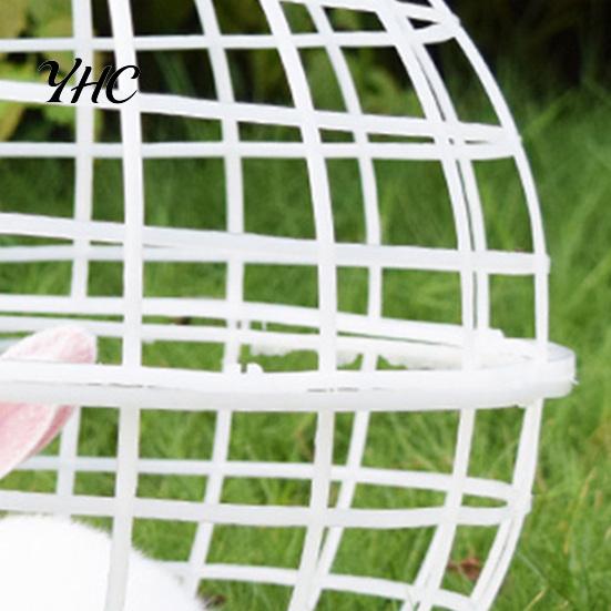 Portable Poultry Habitat Ball Shaped Movable Chicken House Rollable Enclosure Round Hutch Plastic Rabbit Exercise Pen Coop Safety Cage To Prevent Dog