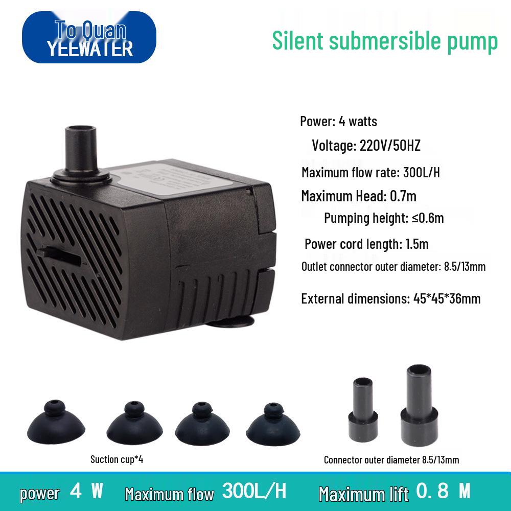 Leise Tauchwasserpumpe für Aquarium & Umbau ländliche Toilette