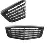Front Grille Bumper Grill Gt Style ABC Glossy Black for Mercedes Benz E-Class W211 E200 E230 E240 E280 E350 2006-2008