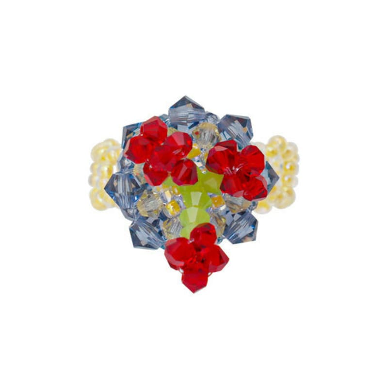 Swingset Plant Beads Ring (Purple)