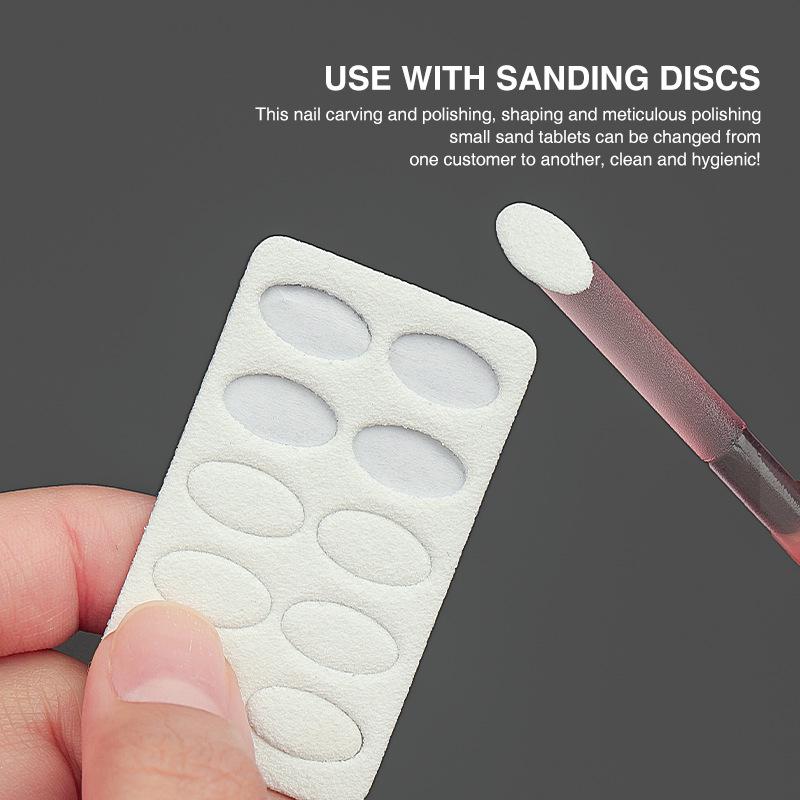 Double-Headed Crystal Glass Nail File for Exfoliating and Polishing