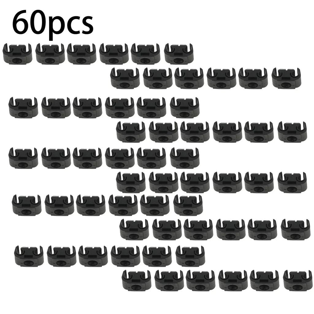 60 Pcs Auto Brake Line Brackets Brake Pipe Retaining For Golf For MK2 811611797 Interior Accessories