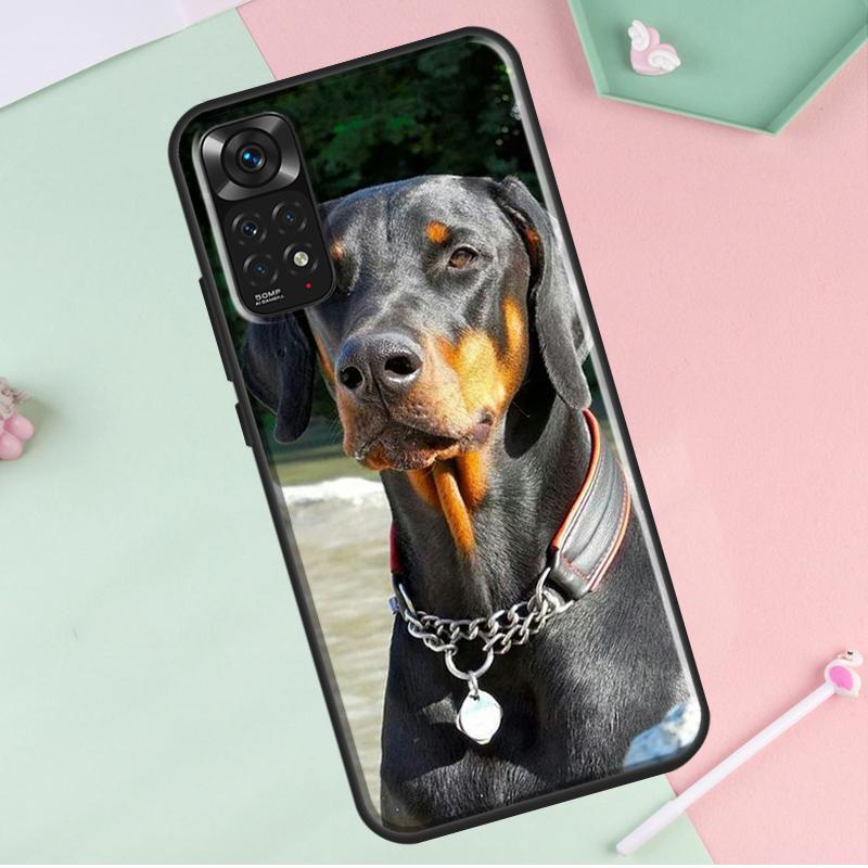 Dackel Dobermann Hund Für Redmi Hinweis 12 Pro Plus Abdeckung Für Redmi Hinweis 10 8 9 11 Pro 12S 11S 10S 9S 9C 10C 12C Fall