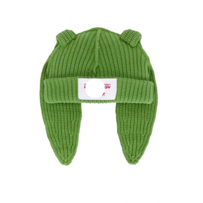 Rabbit Ear Knitted Wool Hat