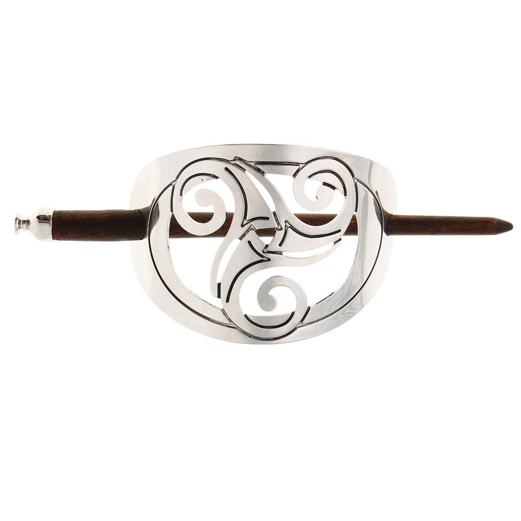 2x Carved Barrette Hair Clip with for Decoration of Hair, Accessories