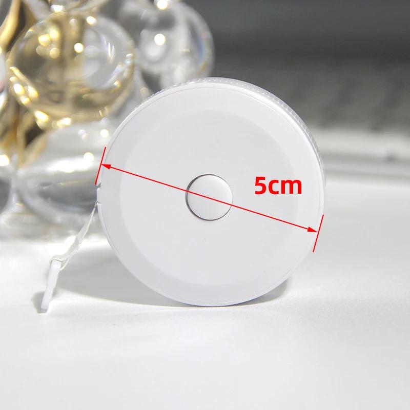 

1.5/2M Mini Portable Leather Tape Measure Household Measuring Tape Measurement Of Three Dimensions 60/79inch 2m белый