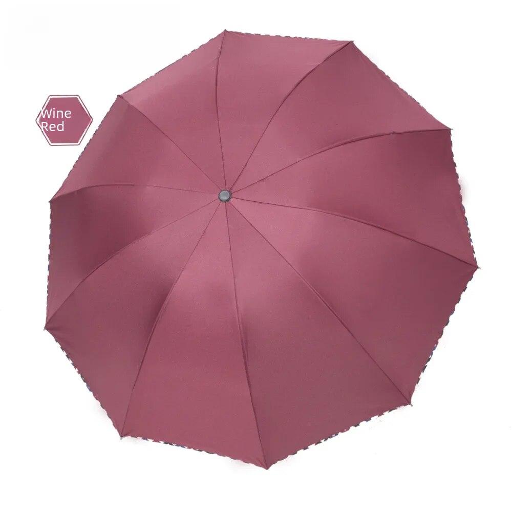 

УФ черный клей солнцезащитный зонтик женский складной зонт оптовая продажа с фабрики дождь печатная реклама