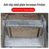 Industrial Three-Step Ladder with Handrail for Household, Warehouse, and Outdoor Use