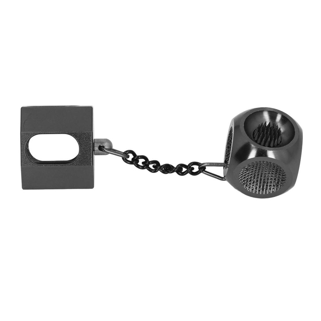Billiard Chalk Holder Aluminum Alloy Portable Magnetic Pool Cue Chalk Holder for Accessory