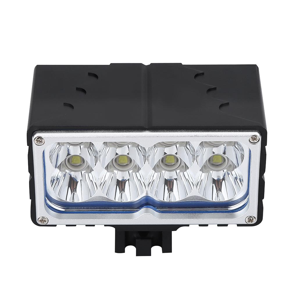 Bike LED Bright Front Lamp Rechargeable Bicycle Head Light with 6 X 18650 Battery