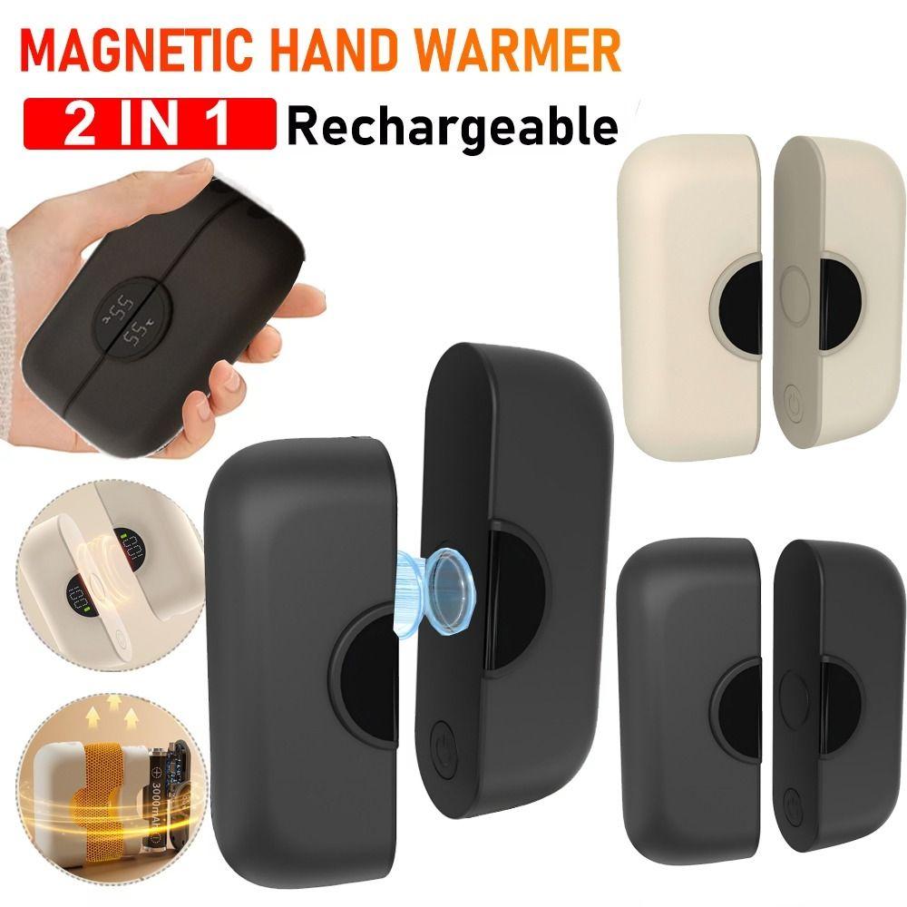 2 In 1 Portable Hand Heater Fast Heating Pocket Warm Hand Treasure  Camping Activities