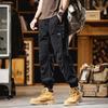 JAYSCE Men's Fashion Work Pants Outdoor Wear-resistant Mountaineering Trousers Work Clothes Street Fashion Cargo Pants Khaki Pants