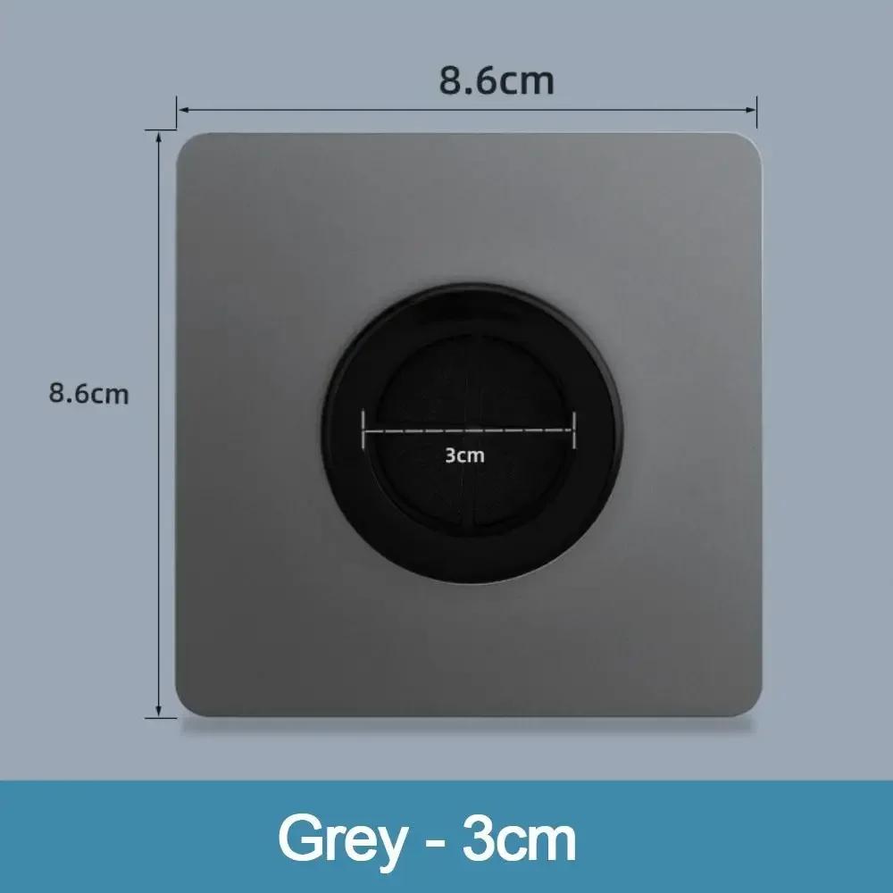 Electrical Supplies With Rubber Pad Wall Blank Panel With Outlet Hole 86Type Cable Cover Cable Organizer Storage Network Cable