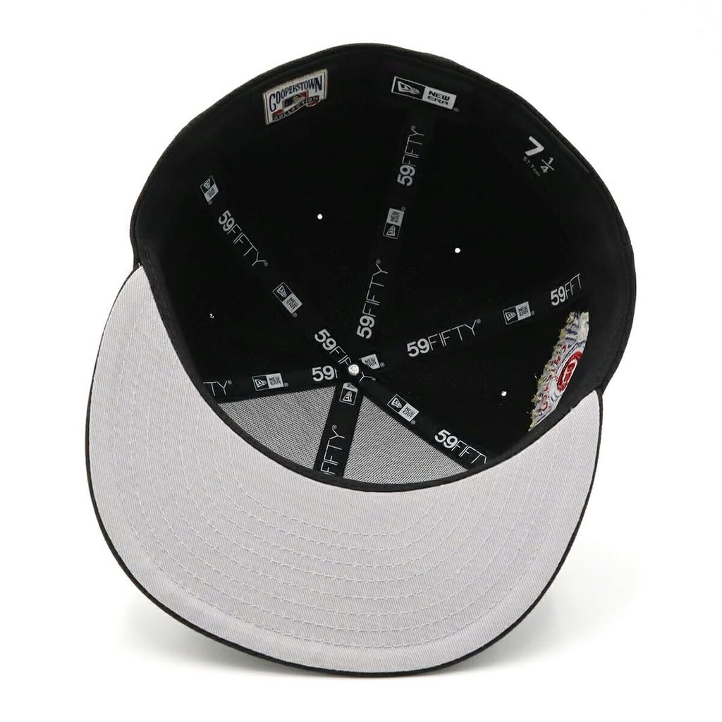 New Era 59FIFTY Cap MLB Chicago CUB Side Patch Under Exclusive To and Side Flat Summer Sun UV Stylish Various Styles (14562010, NER35C7098), Cubs,