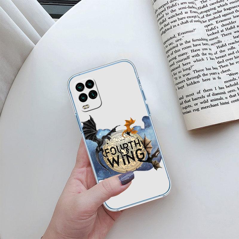 Fourth wing dragons Transparent Phone Case for Motorola Moto G10 G20 G30 G31 G32 G34 G35 G41 G42 G50 G51 G52 G55 G60 G60S