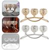 New Light Luxury Crystal Candlestick Candelabra Candle Holder Ins Wind Candlestick Dinner Candle Cup Wedding Centerpiece