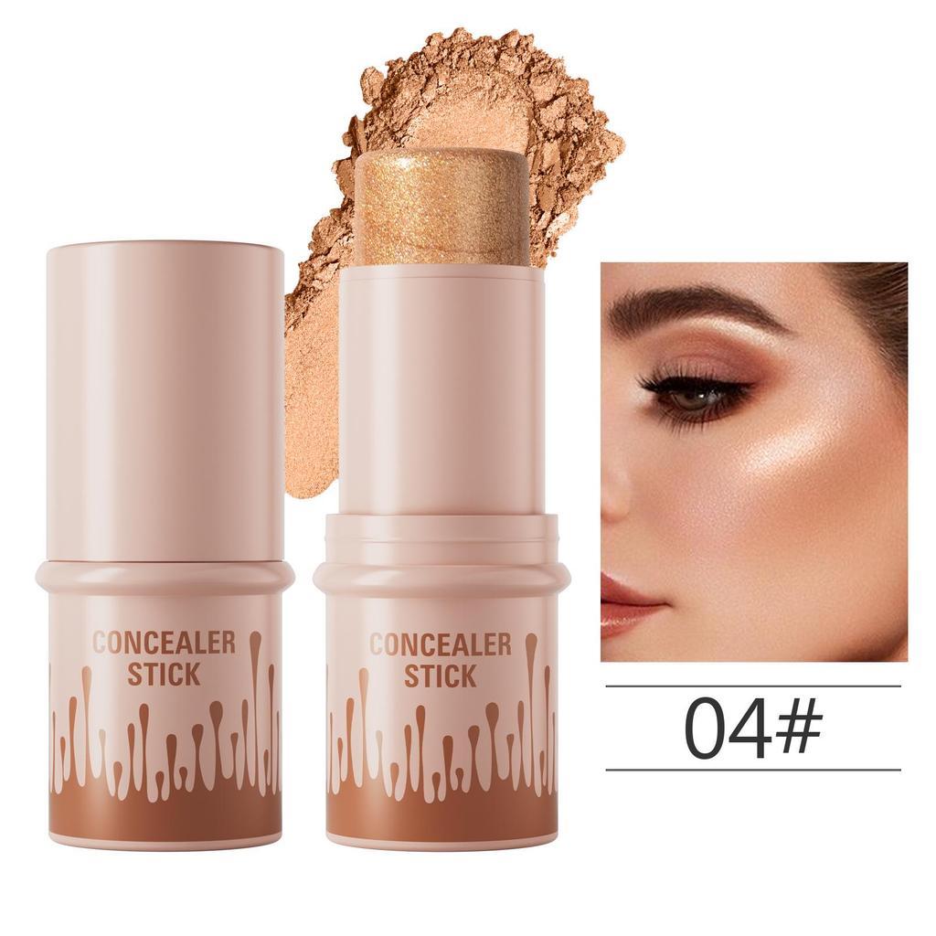 Silhouette Brightening Face Highlight Dreidimensionaler Contouring Concealer Mehrfarbiger Contouring Stick