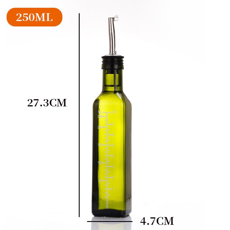 Automatic Glass Oil & Vinegar Dispenser with Transparent Bottle for Kitchen Use