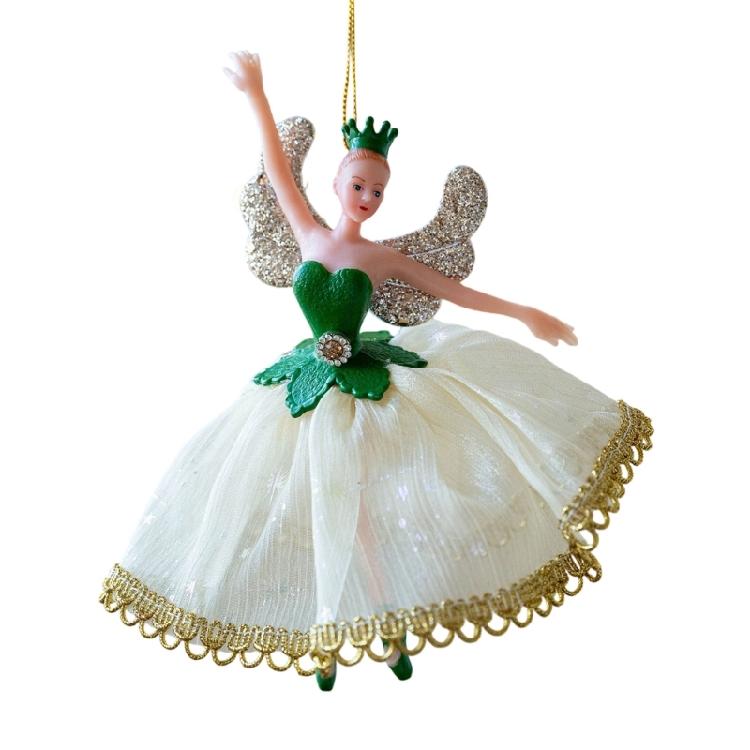 Ballet Dancer Hanging Pendant For Christmas Tree  Holiday Ornament Seasonal Home Decoration