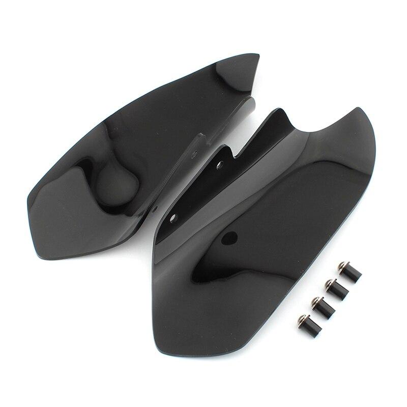 

Clear/Black Motorcycle Side Wind Deflectors for Yamaha Super Tenere XT1200Z XT 1200 Z 2014-2016 2017 2018 2019 2020 2021 2022 чёрный