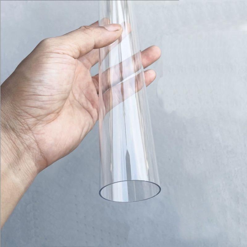 High Transparent PC Tube Polycarbonate Plastic Pipe 1mm Thick Corrosion Resistance Oxidation High Temperature Resistant Strong