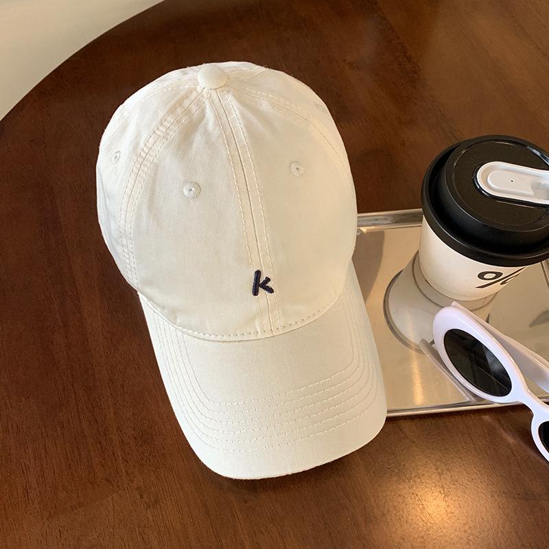 Embroidered Soft Top Baseball Cap Can Be Worn In All Seasons, Wide Brim To Show the Face, Small Sports Cap
