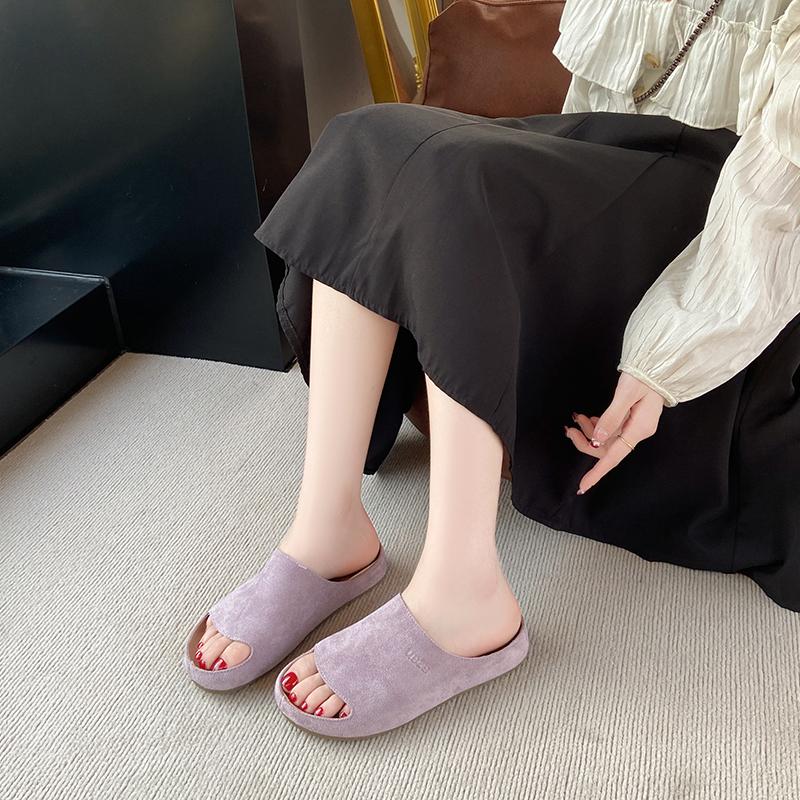 Female Shoes Slippers Women Summer Rubber Flip Flops Slides Platform 2025 Hawaiian Soft Luxury Casual Leisure Shoes Slip