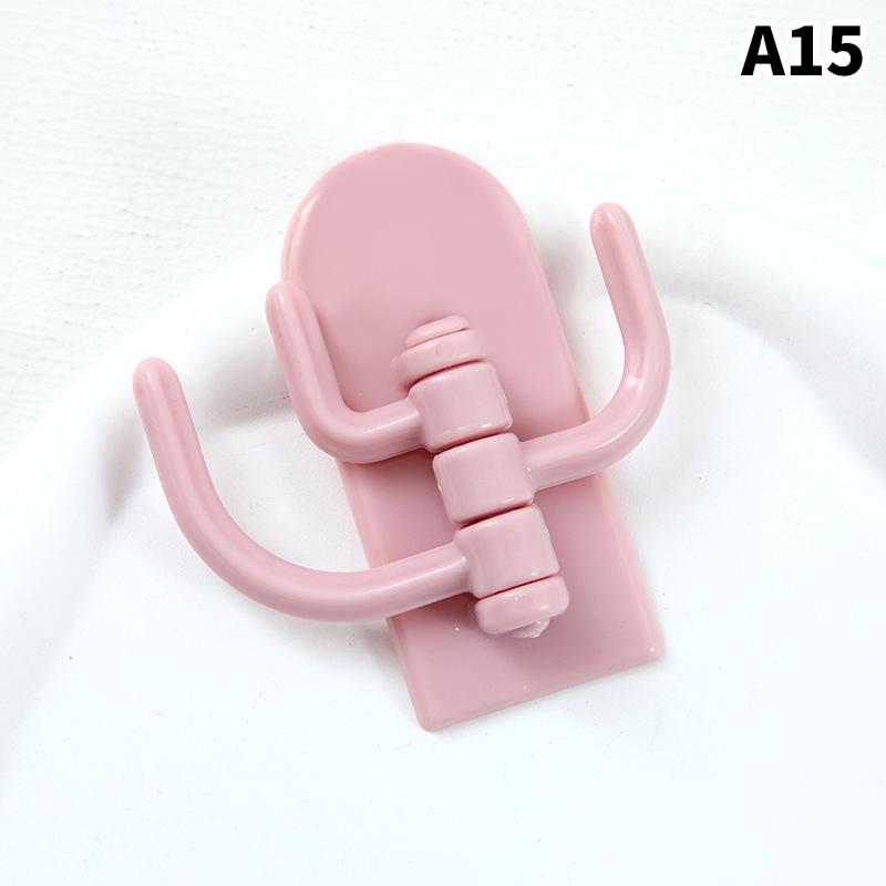 Niedliches Tier Kreativ Cartoon Bunt Drei Haken Spurlos Freies Stanzen Haken Wohnzimmer Schlafzimmer Drehbar Mehrzweckhaken