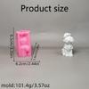 Lovely Animal Molds 3D Dog Silicones Mould Ornament Molds Casting Mould Craft Supplies for Home Desktop Decorations